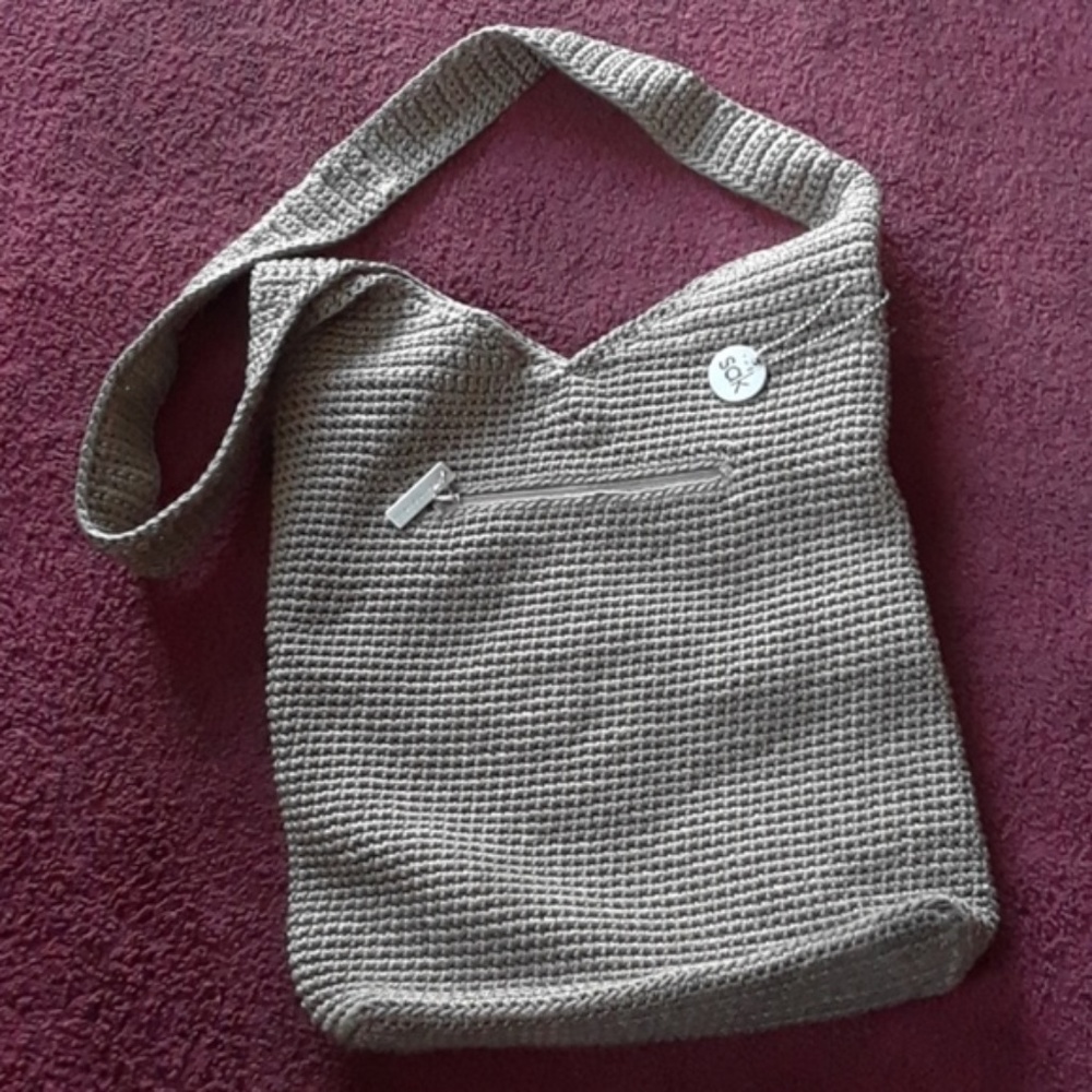 The Sak Vintage Hobo Crocheted Bag w/snap clousure